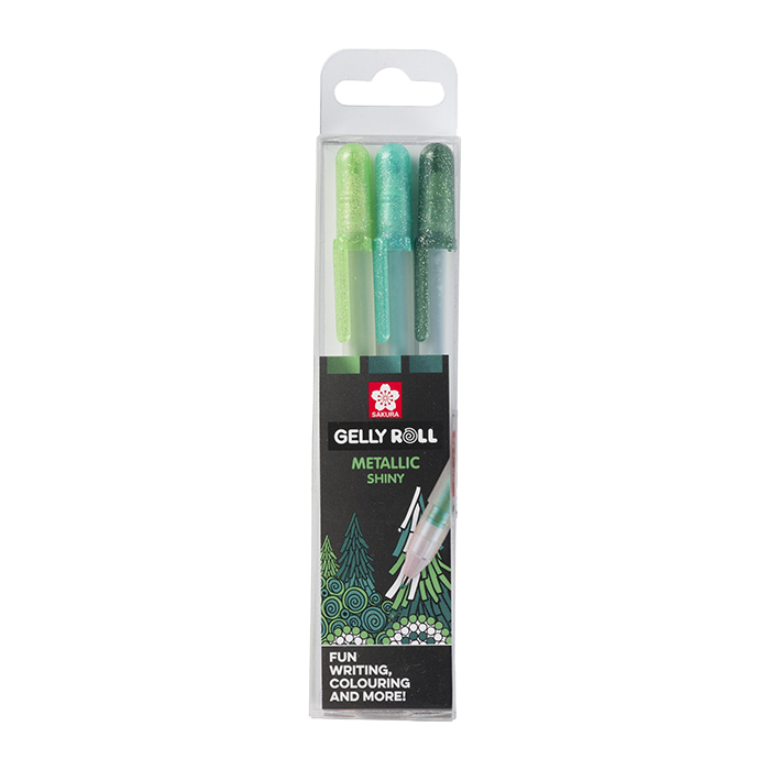 Sakura Gelly Roll Metallic set 3 ks - Forest